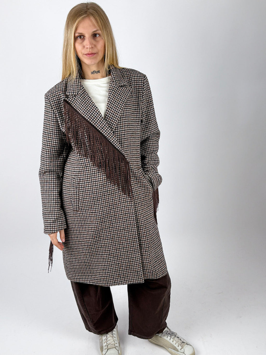 Cappotto Frange