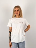 T-shirt Hangard Lab "Life is short flirt with me". vista frontale