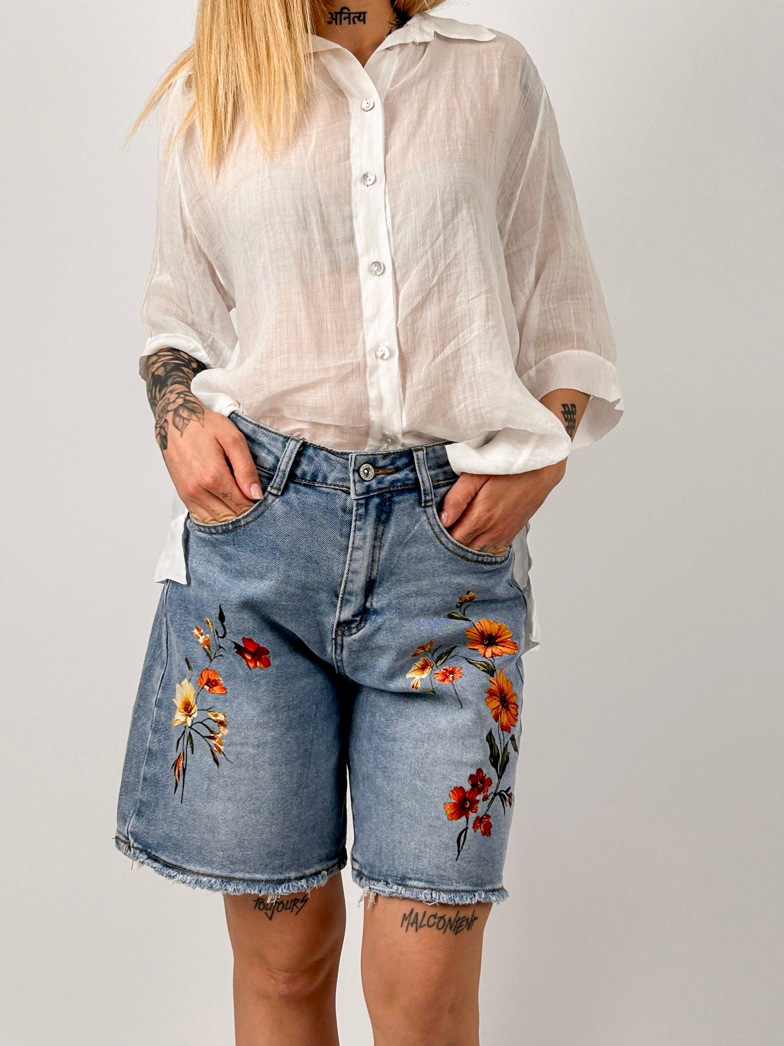 Bermuda Jeans Bloom
