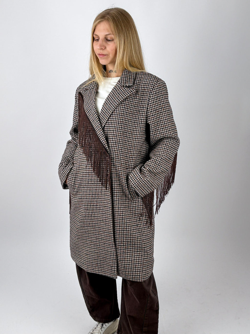 Cappotto Frange