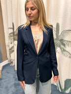 Blazer donna elegante giacca classica vista frontale