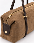 Borsa Suede Croco