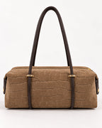 Borsa Suede Croco