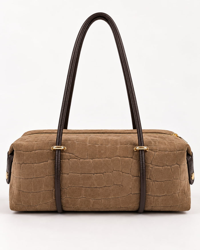 Borsa Suede Croco