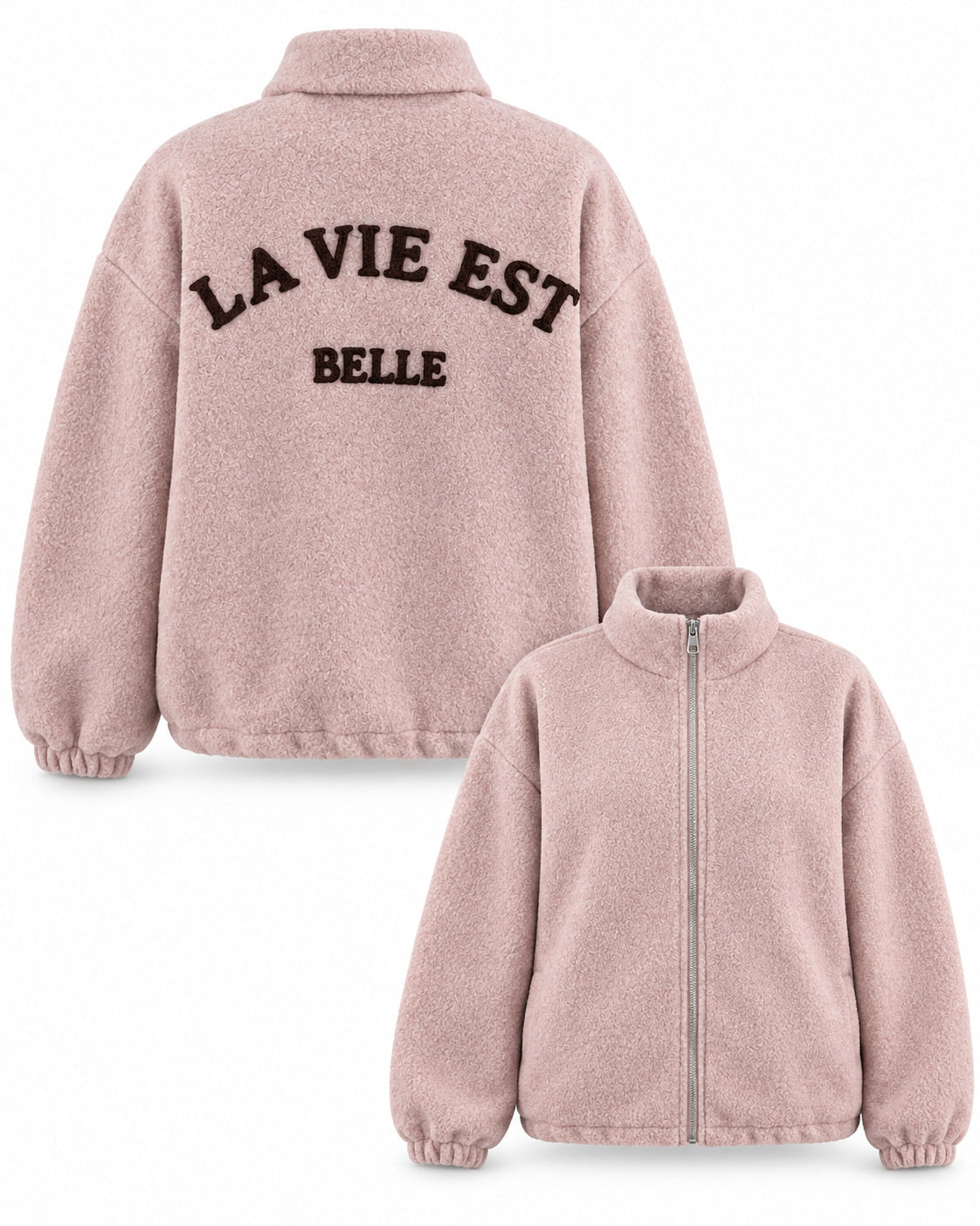 gost fronte e retro giubbino belle - rosa