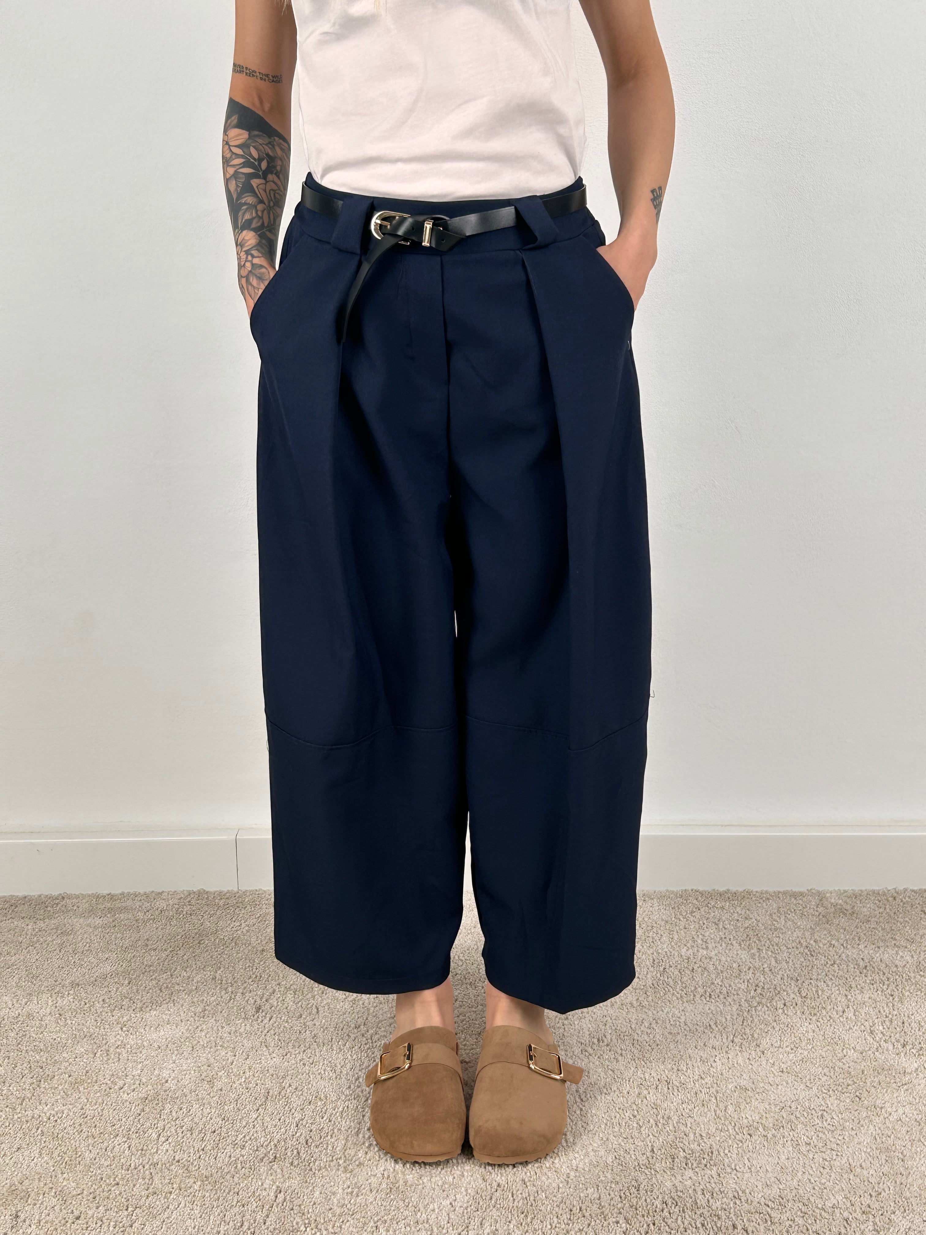 pantalone balloon donna vista frontale