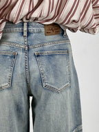 Jeans donna relaxed fit balloon dettaglio