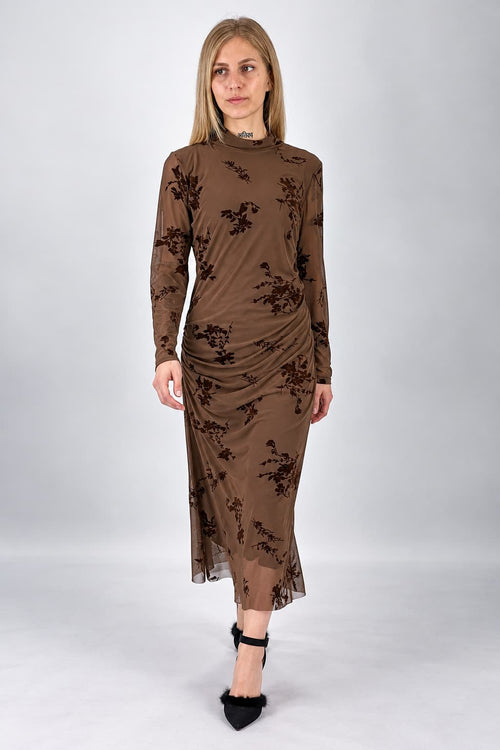 Abito Siena marrone - look completo