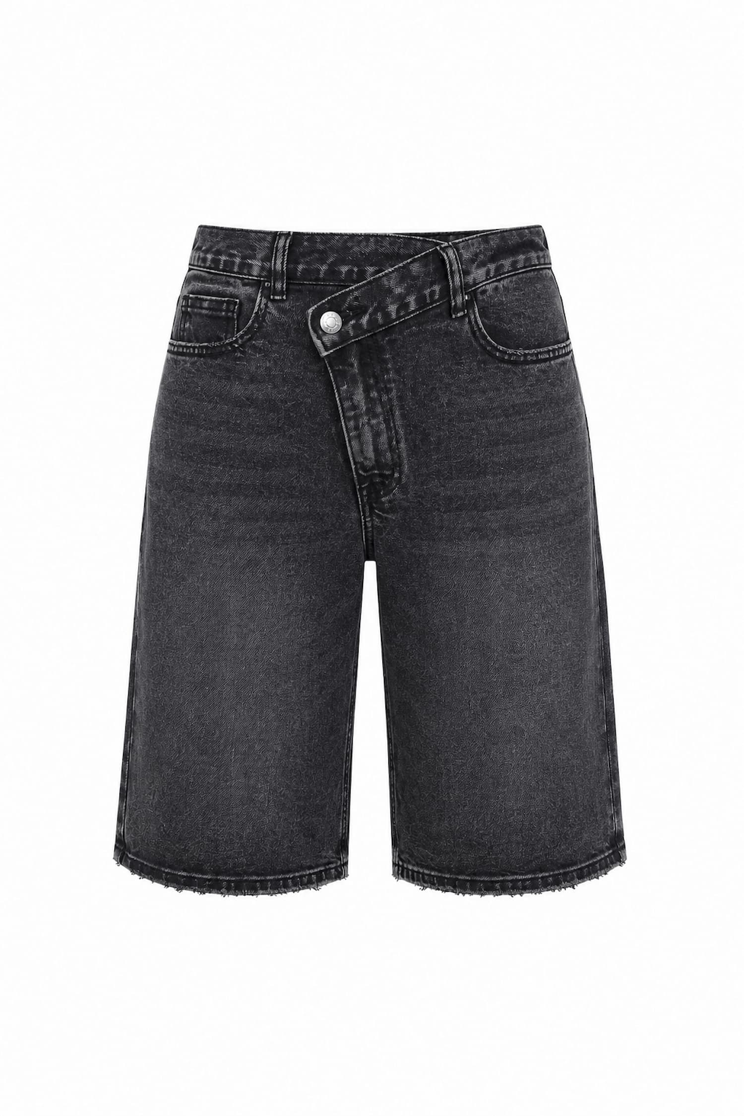 Bermuda Jeans Noir