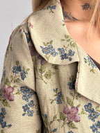 blazer floreale donna vista dettaglio