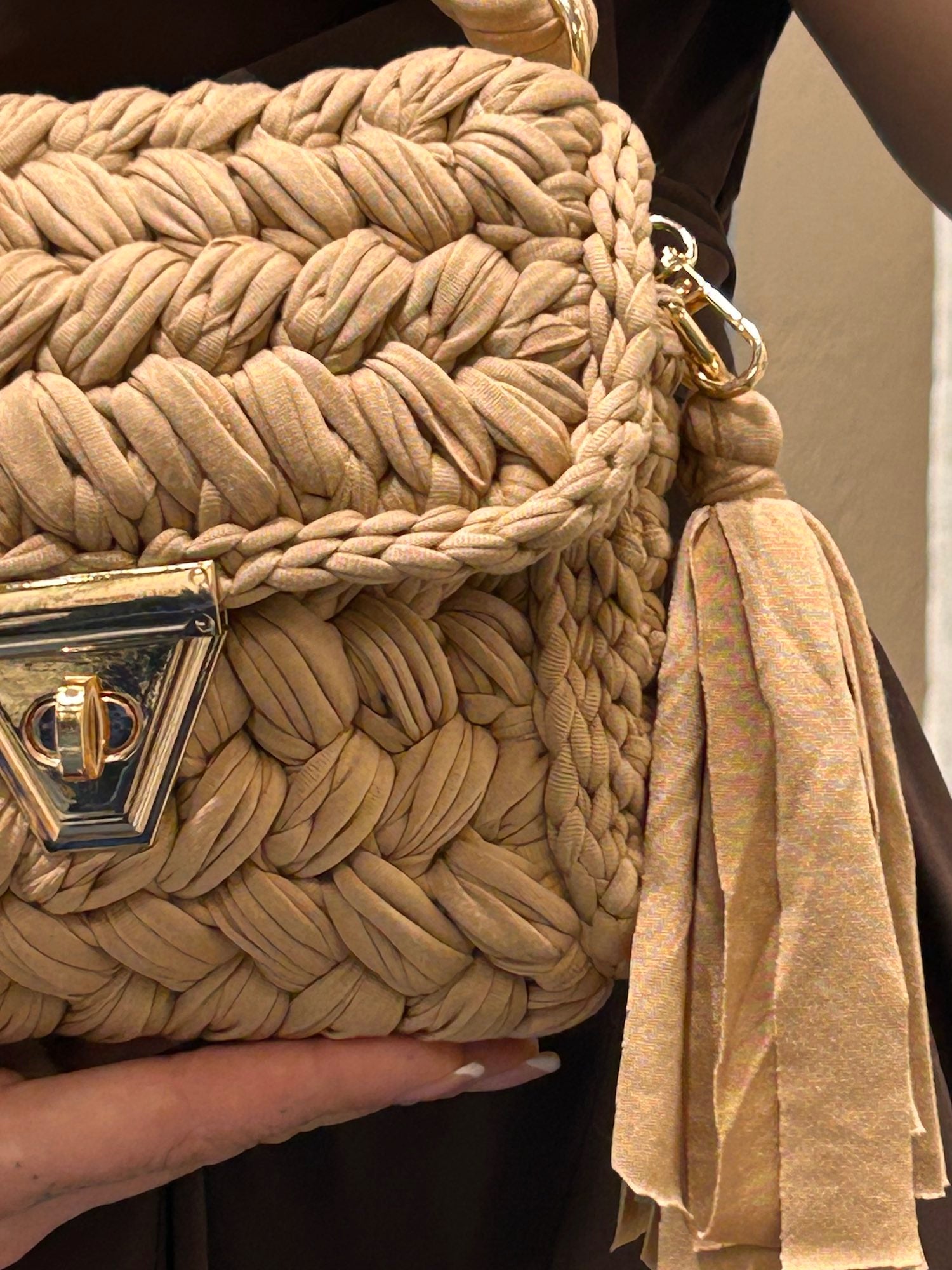 borsa intreccio mini dettaglio