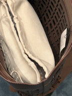 borsa maxi intreccio donna pochette interna