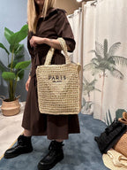 borsa maxi rete paris donna vista frontale