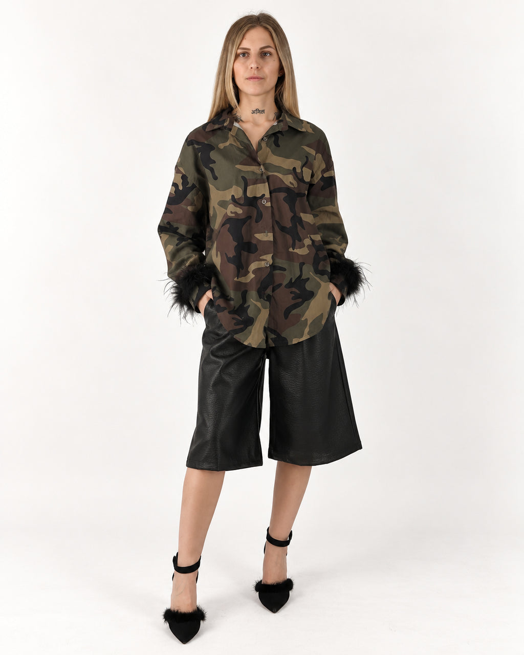 Camicia Safari militare - look completo