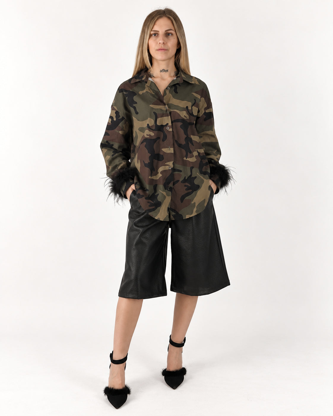 Camicia Safari militare - look completo