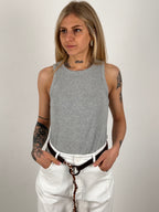 Canotta basic – top donna in cotone essenziale, stile minimal everyday