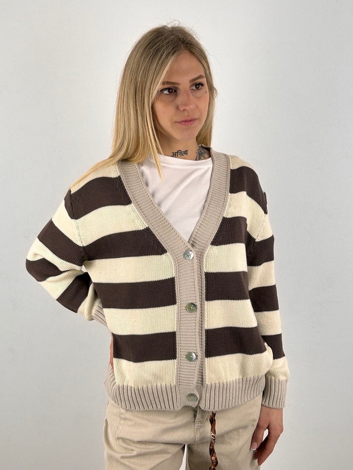 Cardigan Righe Classic