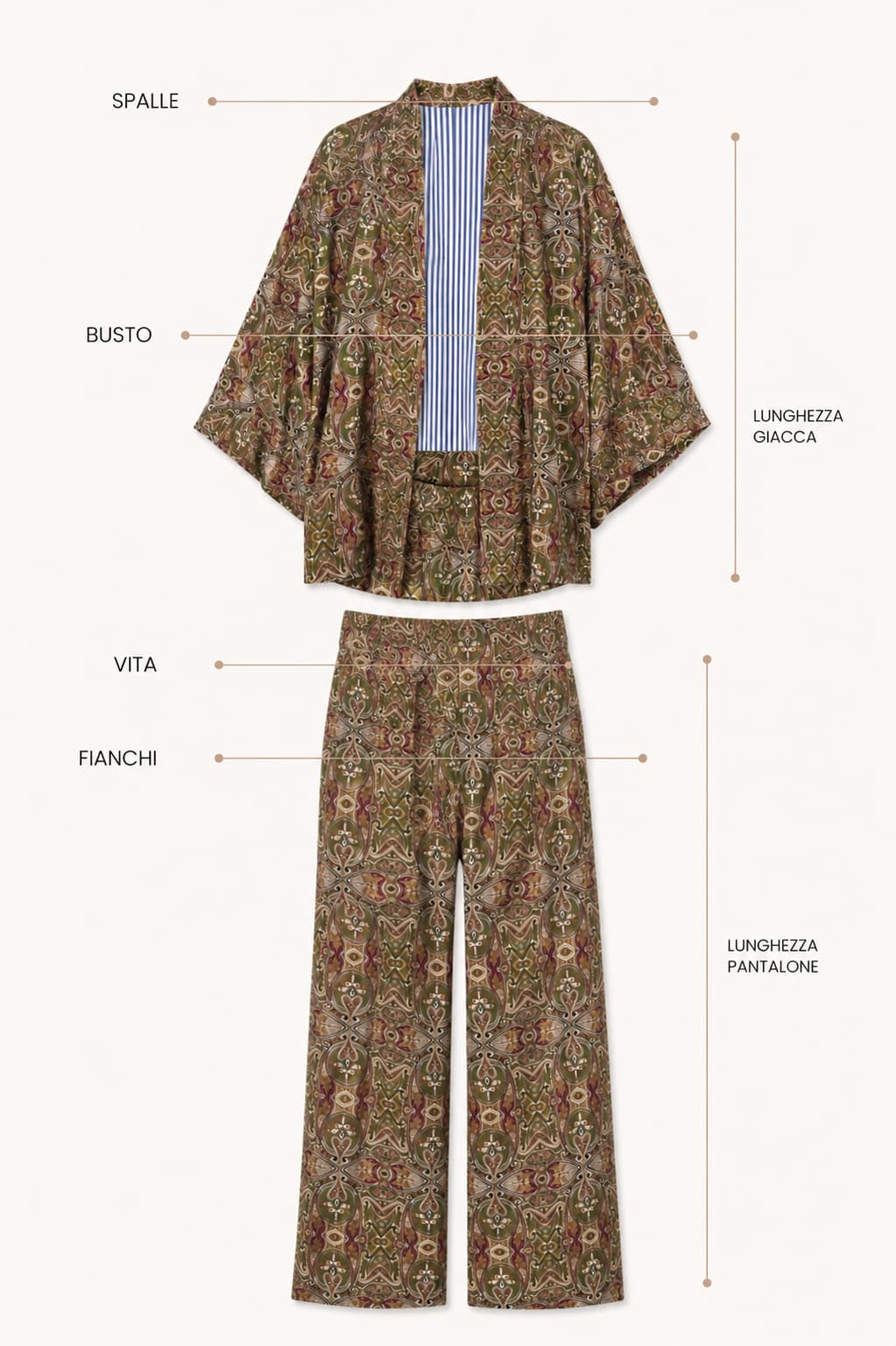 Guida misure Completo Boho Atelier