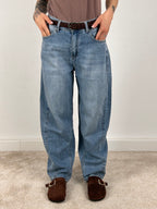 Jeans balloon donna leggero vista frontale