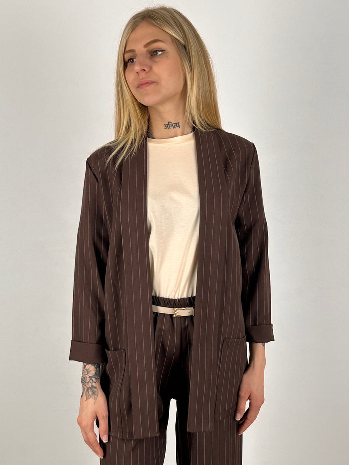Giacca Riga Morbida Glam