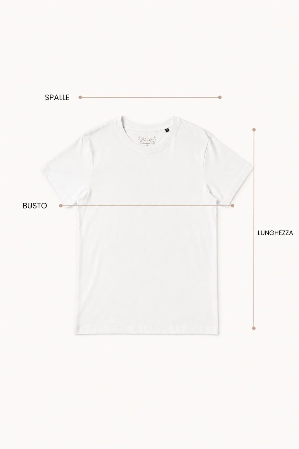 Guida misure T-shirt Hangard Lab "Meta Verso & Meta Bevo"