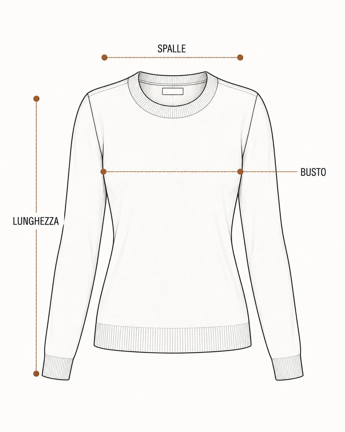 Guida misure Maglia Flora