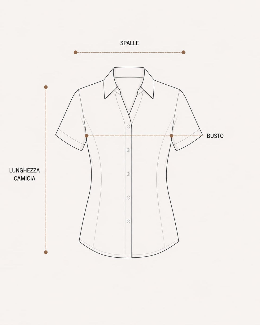Guida misure Camicia Sofia