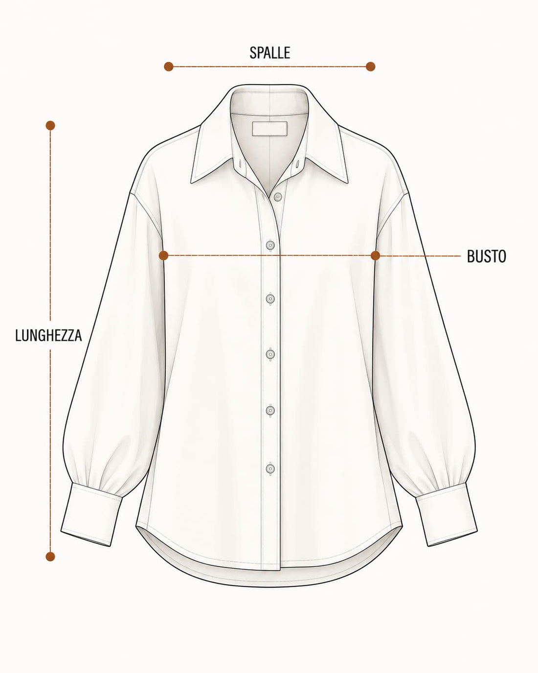 Guida misure Camicia Dakota