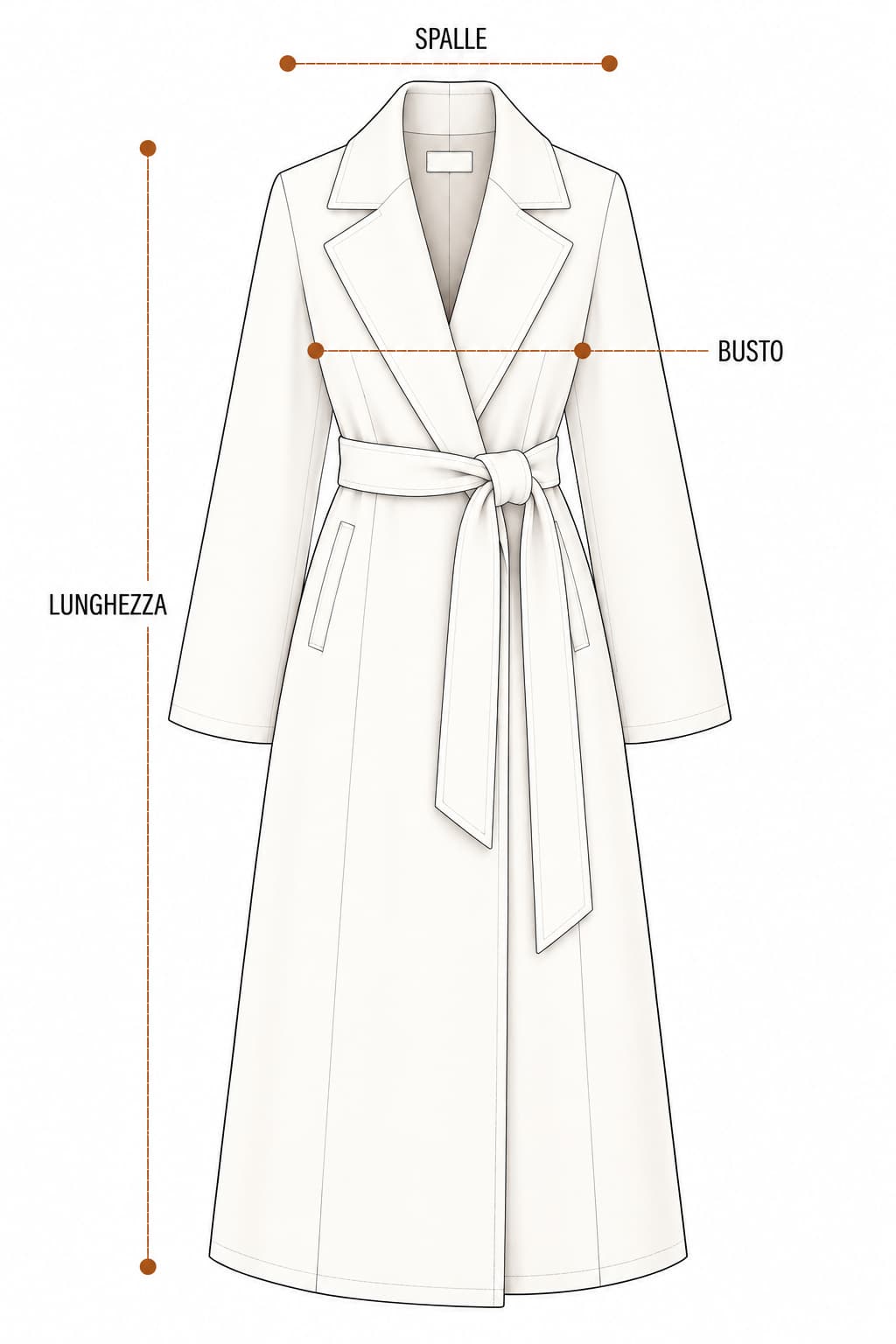 Guida misure Cappotto Elodie
