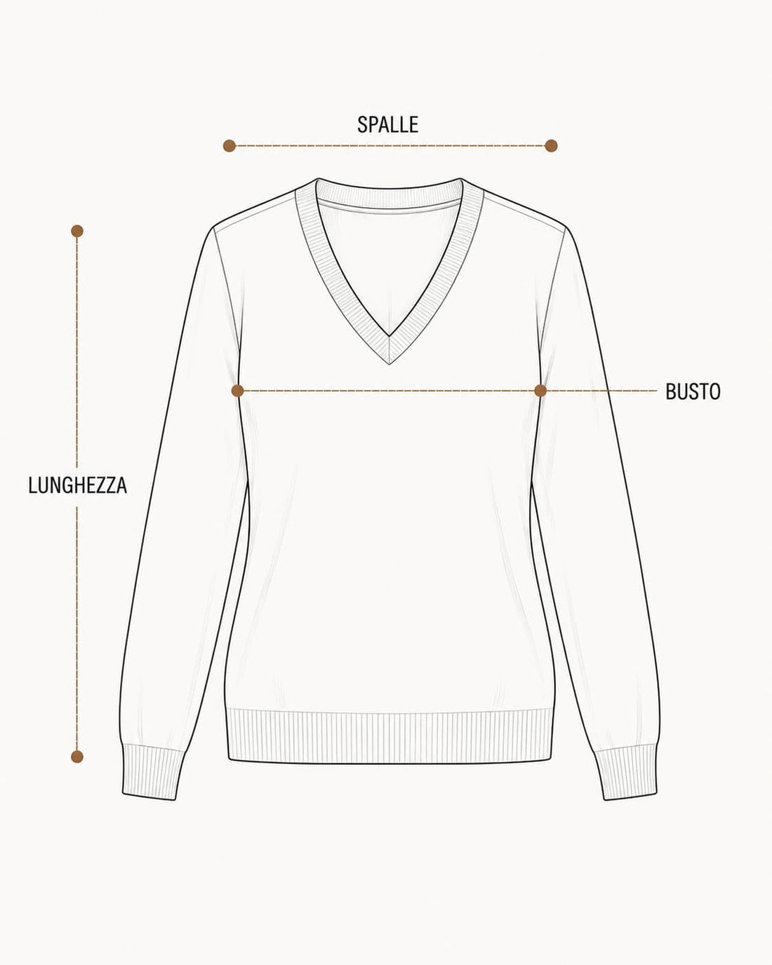Guida misure Maglia Pizzo