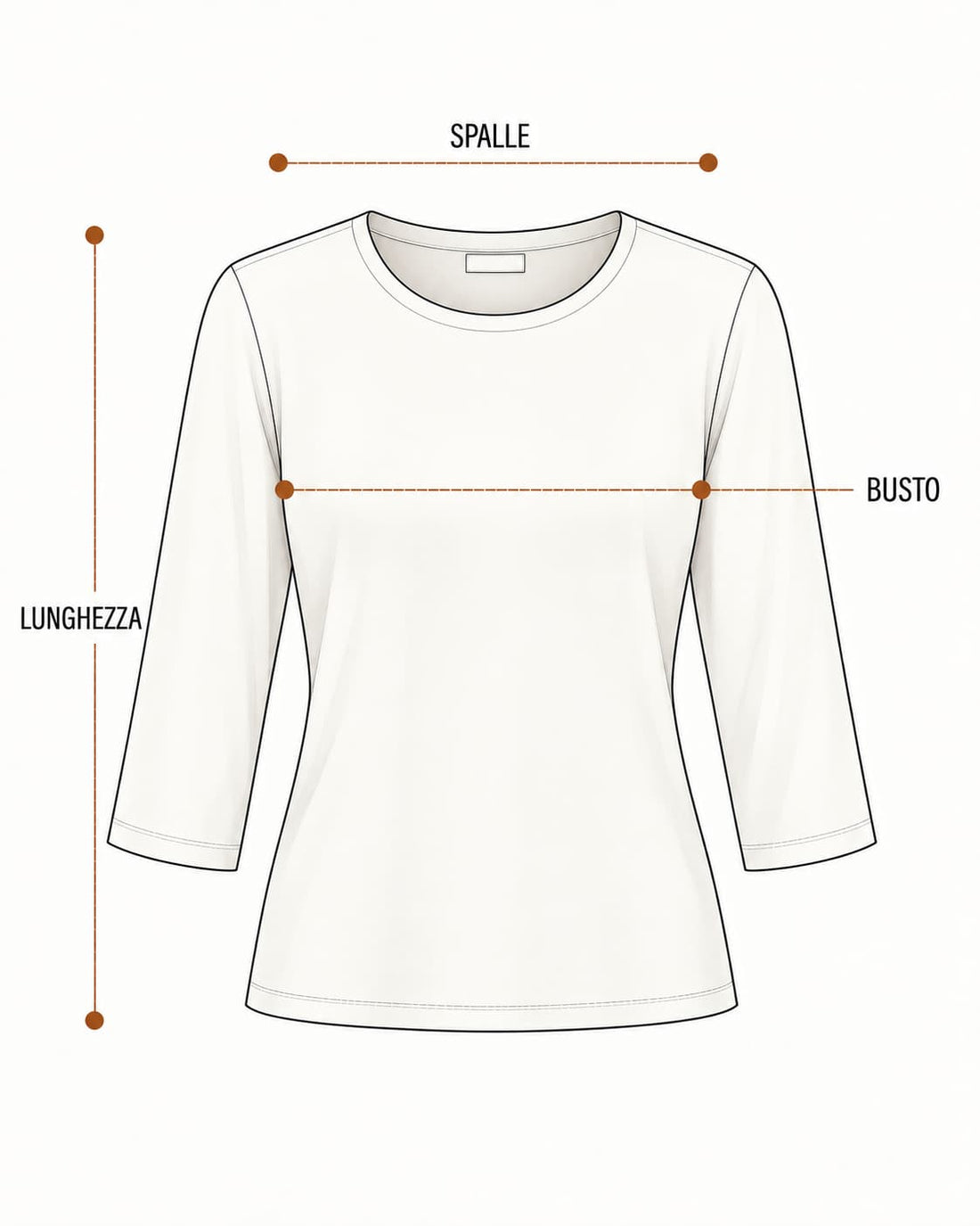 Guida misure Maglia Elba
