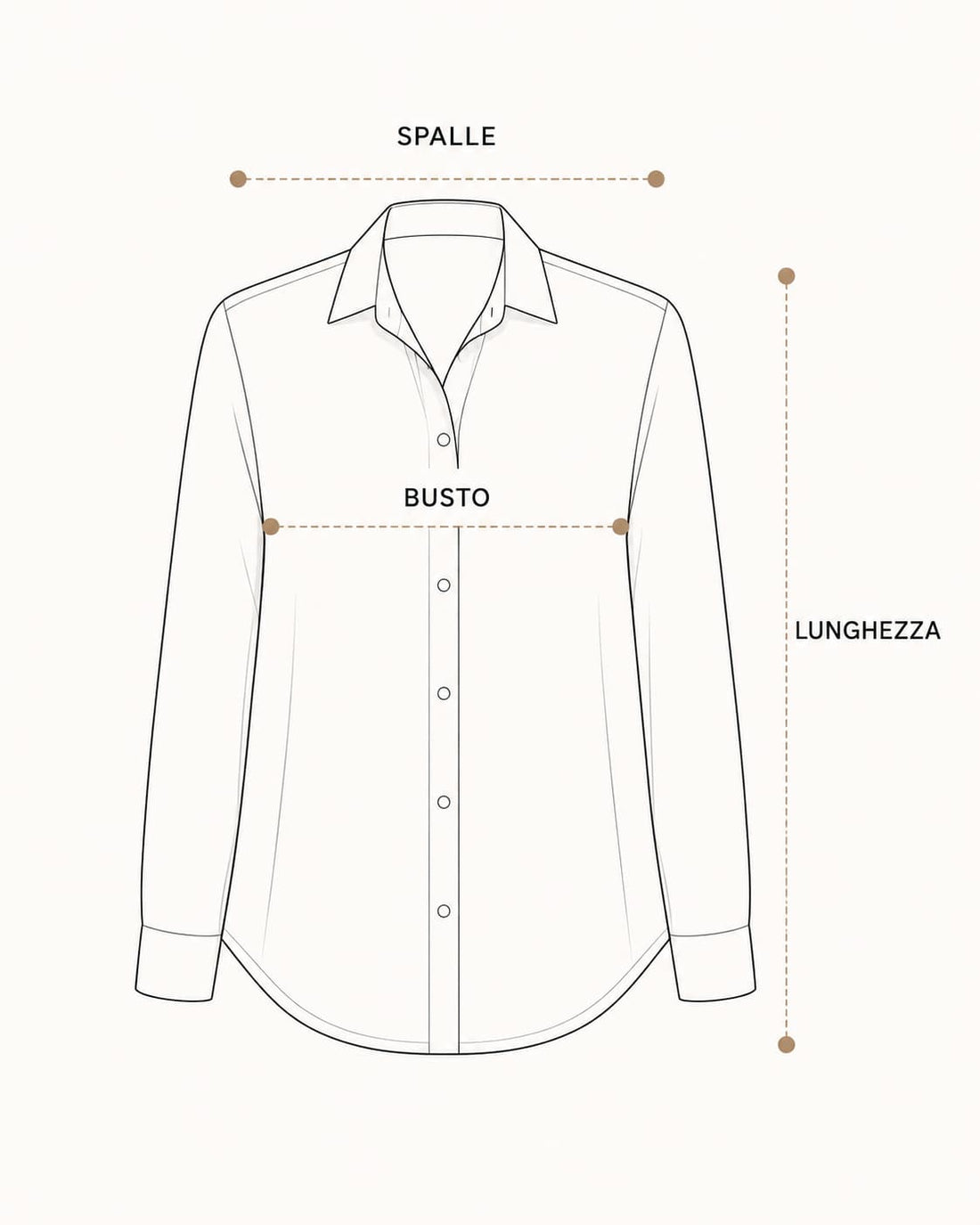 Guida misure Camicia All The Love
