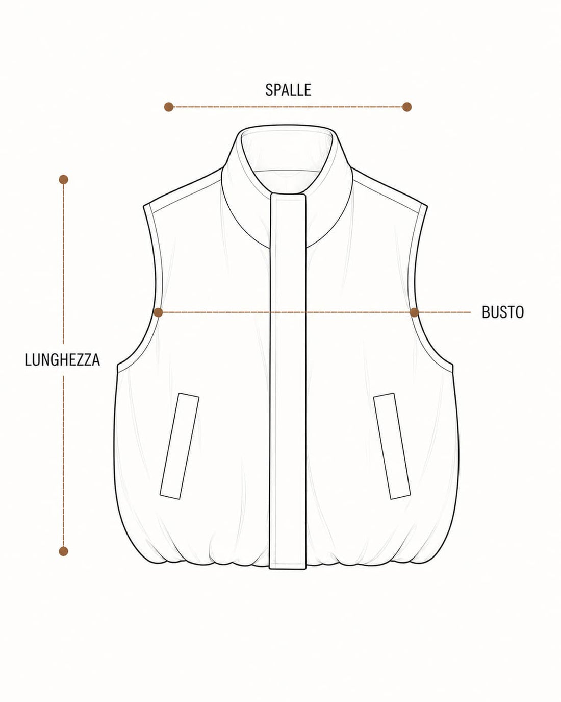 Guida misure Gilet Nordic