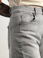  Jeans balloon soft – jeans donna a palloncino morbido, stile trendy comfort denim.dettaglio
