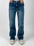 Jeans Regular denim medio indossato, vista frontale