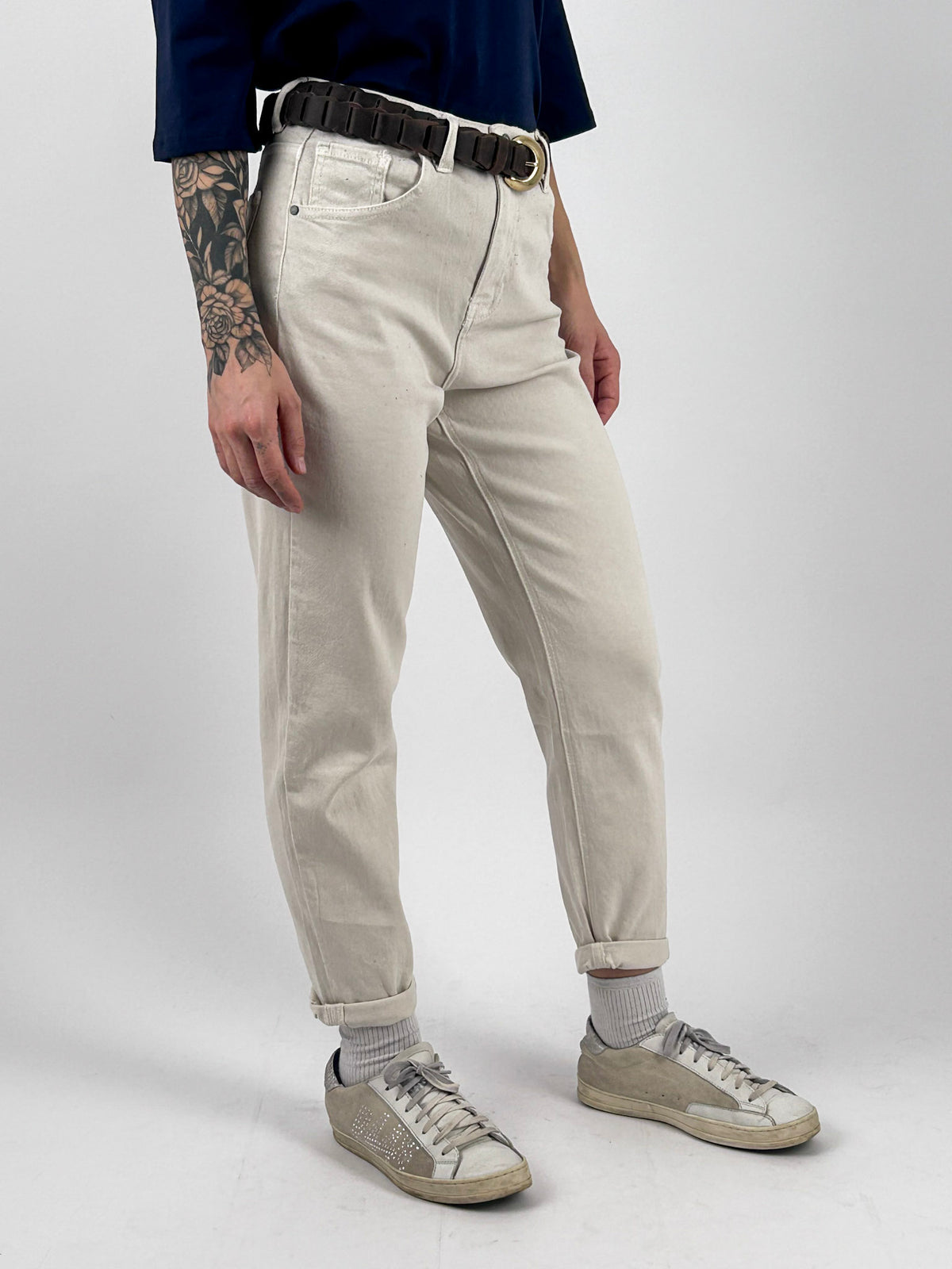 Jeans Regular polvere donna vista tre quarti