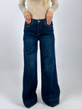 Jeans Wide blu vista frontale