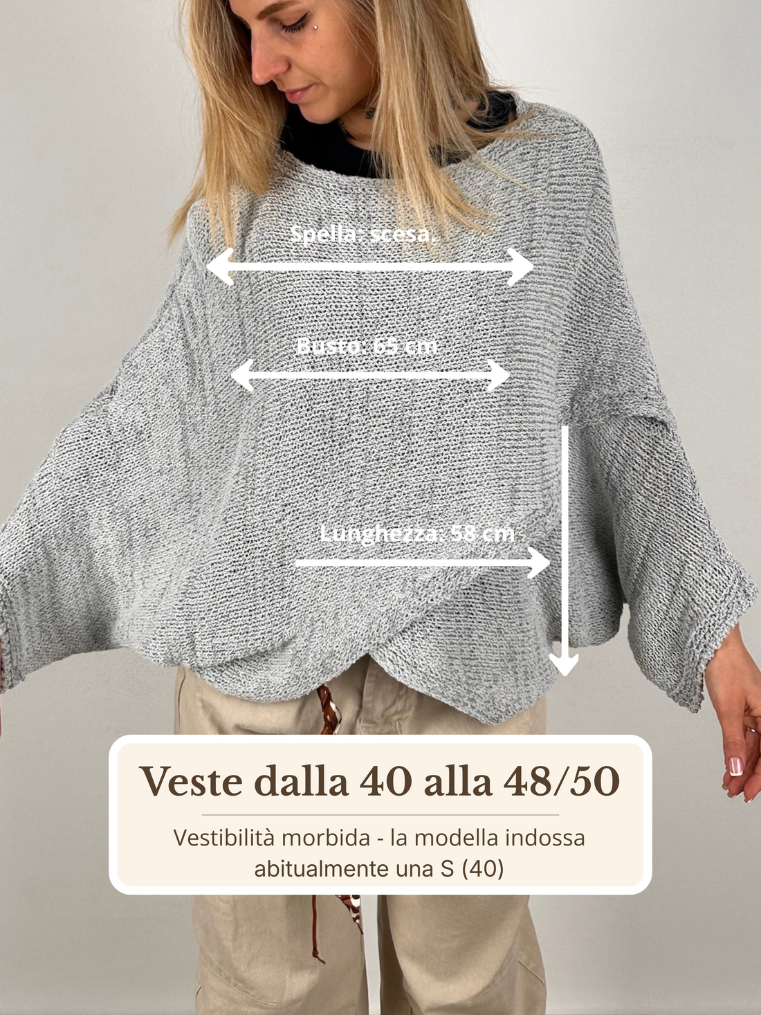 Guida misure Maglia Soft