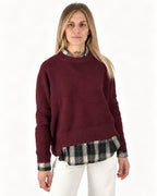 Maglione Dalia burgundy - frontale
