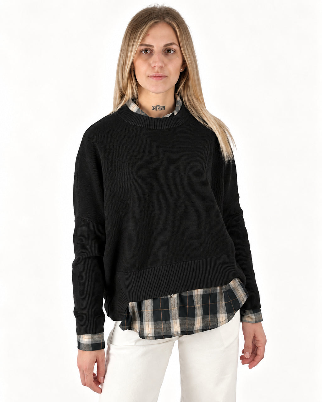 Maglione Dalia nero - frontale