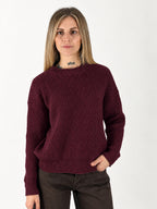 Maglione Nives burgundy - frontale