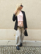 Jeans balloon soft – jeans donna a palloncino morbido, stile trendy comfort denim.outfit

