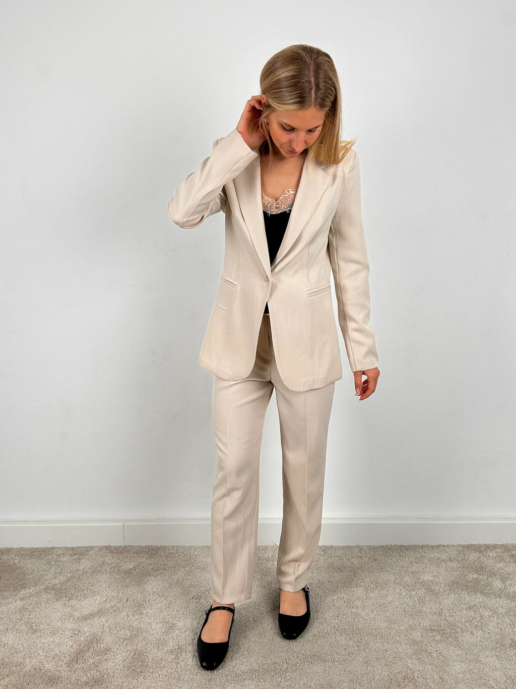 Set pantalone sigaretta  giacca donna