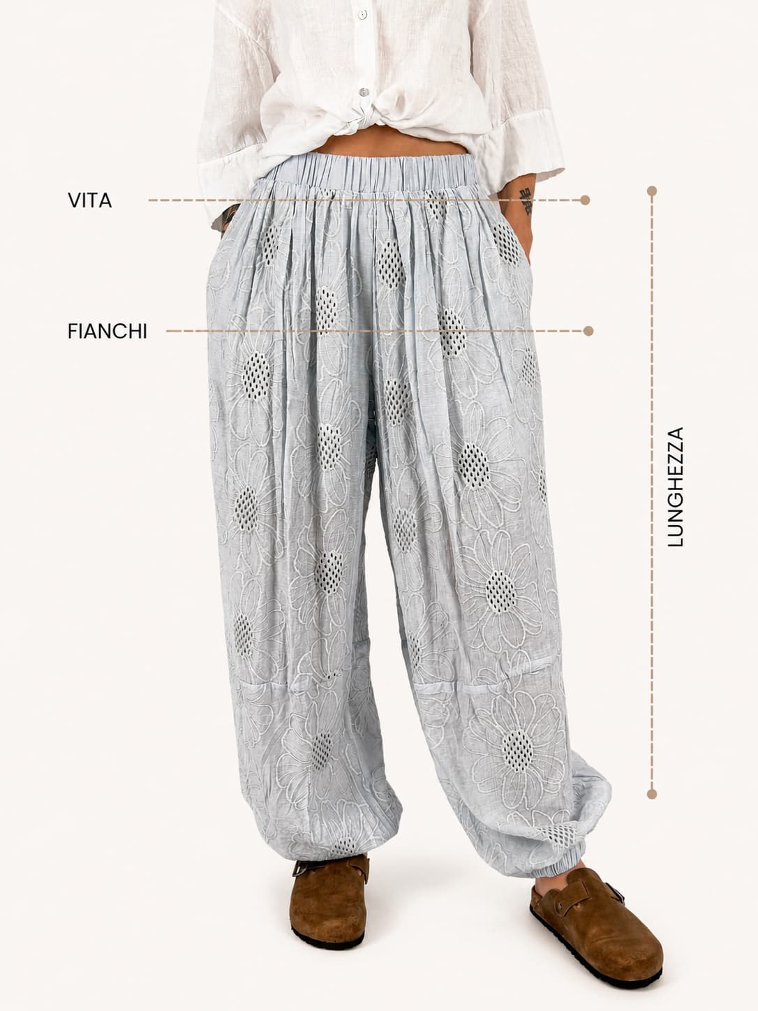 Guida misure Pantaloni Daisy