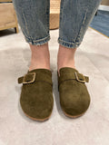  Sabot con fibbie – scarpa donna sabot elegante con dettaglio fibbia, stile chic