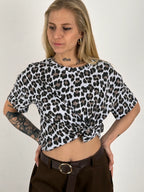T-shirt animal donna vista  frontale