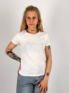 t-shirt basic Bianco hangard lab cotone organico - vista frontale