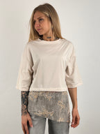 t-shirt pizzo estiva vista frontale